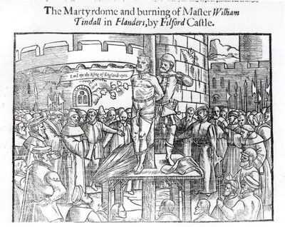 The Martyrdom and Burning of Master William Tindall in Flanders, by Filford Castle, from 